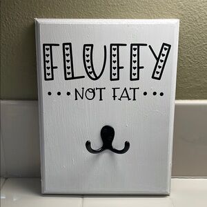 White and Black Leash Hanging Wall‎ Decor